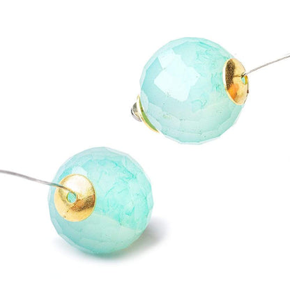 6mm 22kt Gold plated Copper plain Bead Cap 8 inch 148 pieces