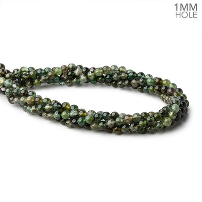 6mm Green Tourmaline Plain Round Beads 15.5 inch 72 pieces 1mm hole