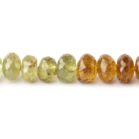 6mm Grossular Garnet Beads Faceted Rondelle 8 inch 50 pieces