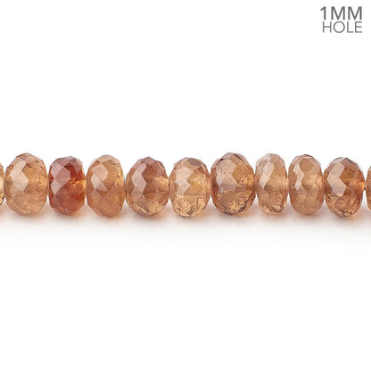 6mm Imperial Topaz Faceted Rondelle Beads 16 inch 110 pieces 1mm Hole