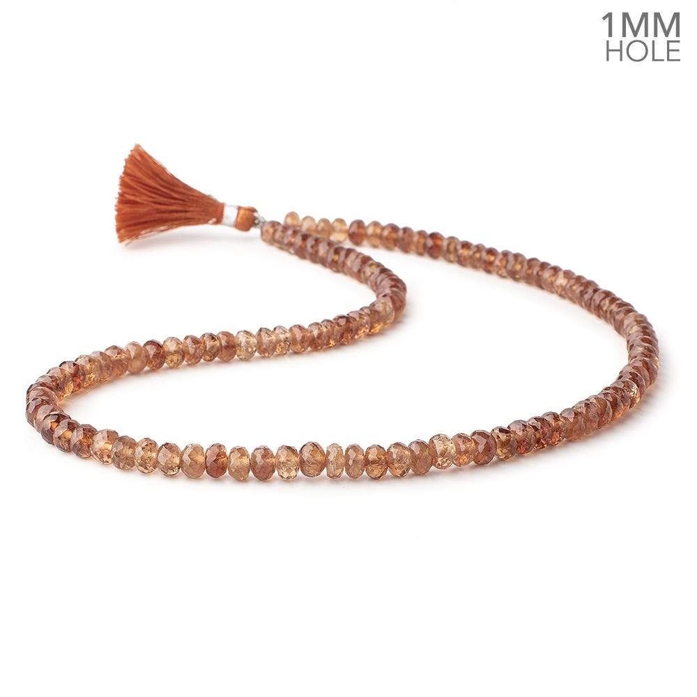 6mm Imperial Topaz Faceted Rondelle Beads 16 inch 110 pieces 1mm Hole