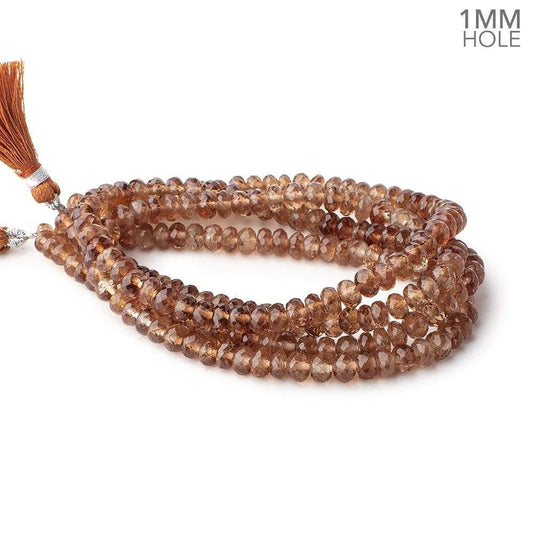 6mm Imperial Topaz Faceted Rondelle Beads 16 inch 110 pieces 1mm Hole