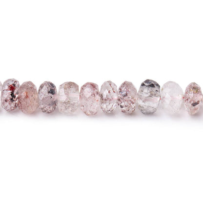 6mm Moss Amethyst Faceted Rondelle Beads 16 inch 103 pieces