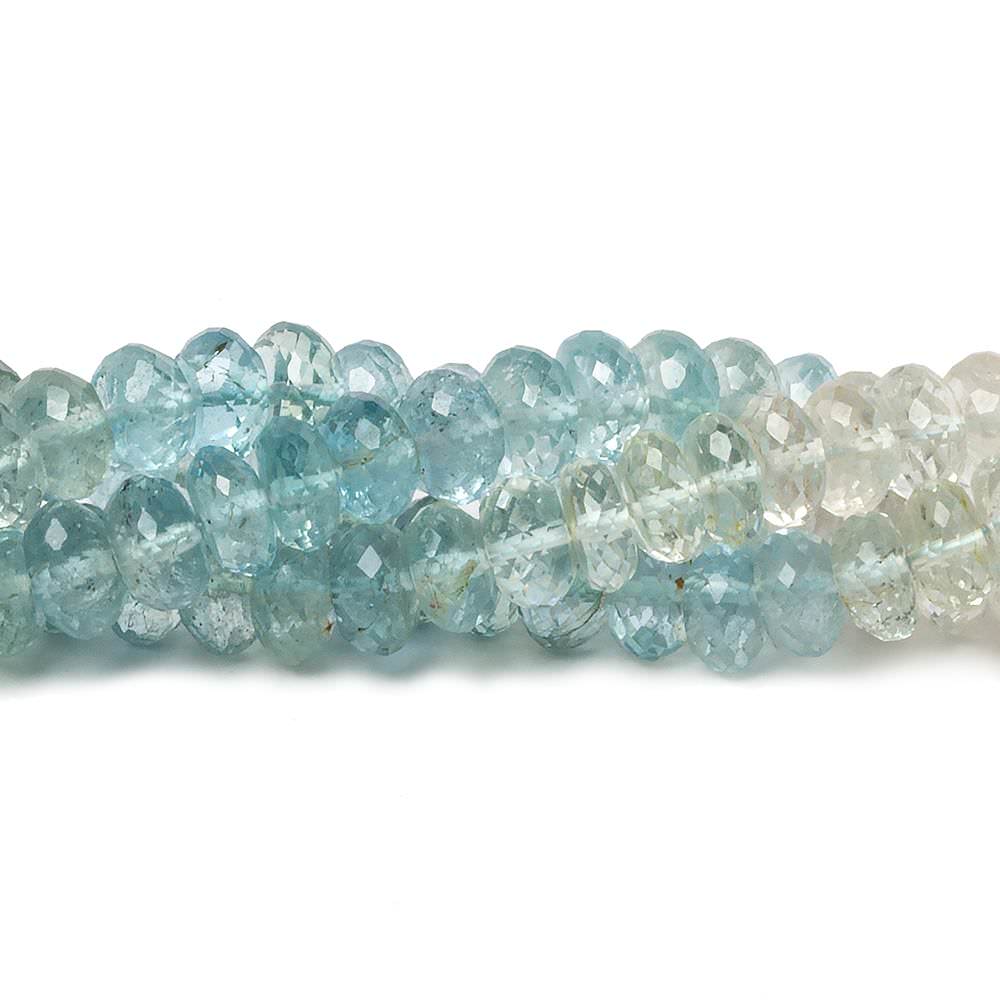 4.5mm Multi Color Beryl Beads Faceted Rondelle 15 inch 148 pieces