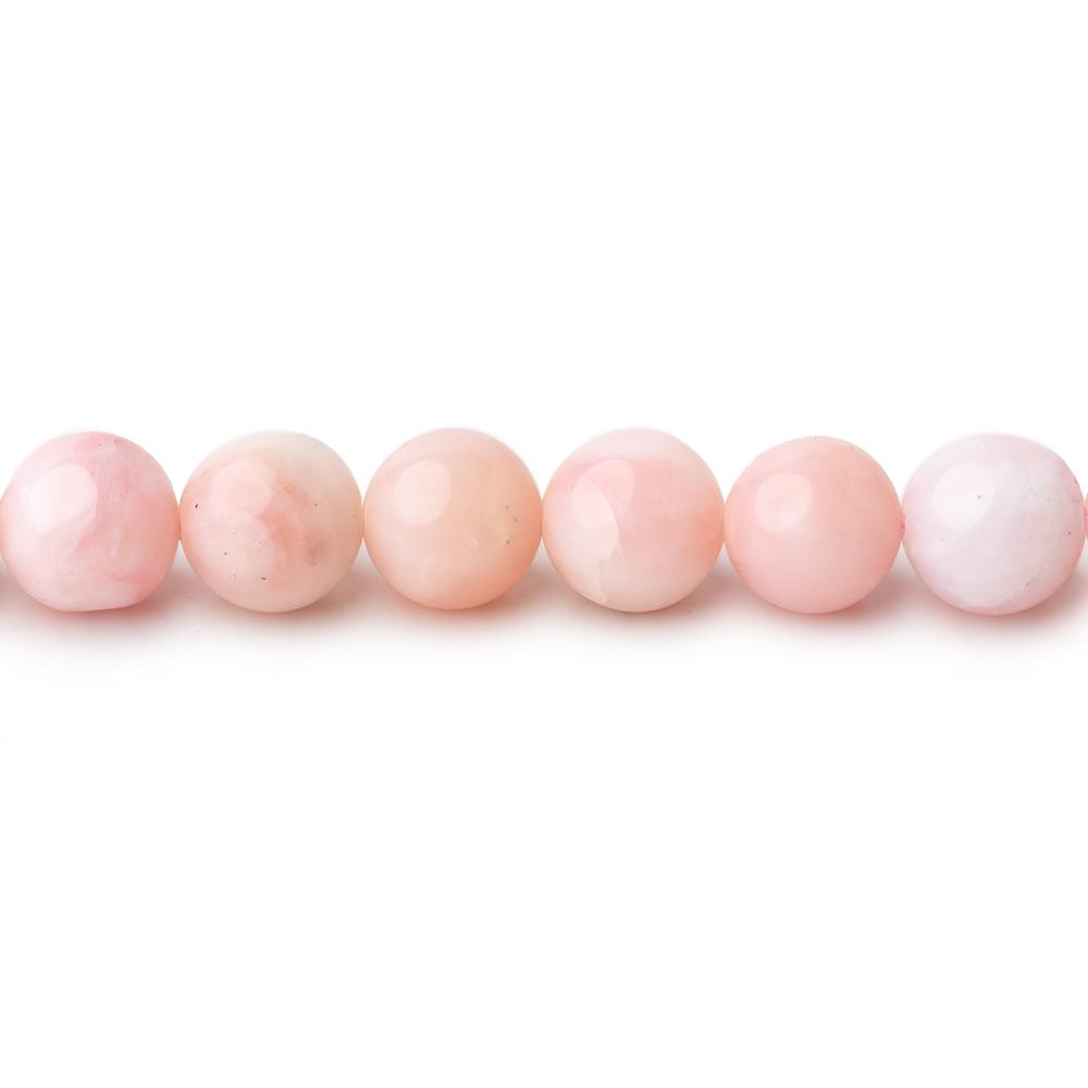 6mm Pink Peruvian Opal plain rounds 16 inch 67 beads AA