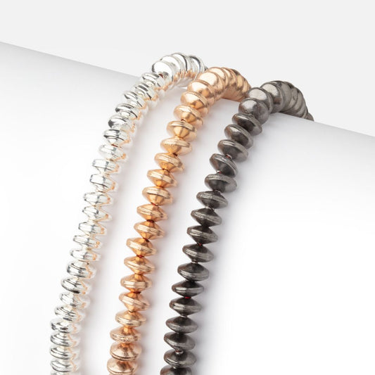 6mm Polished Disc Beads