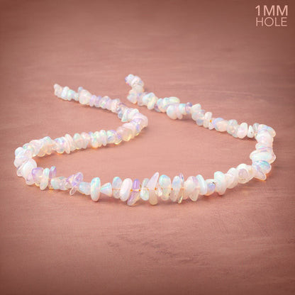 6x2-10x5mm Ethiopian Opal Plain Nugget Beads 16 inch 121 pieces 1mm Hole