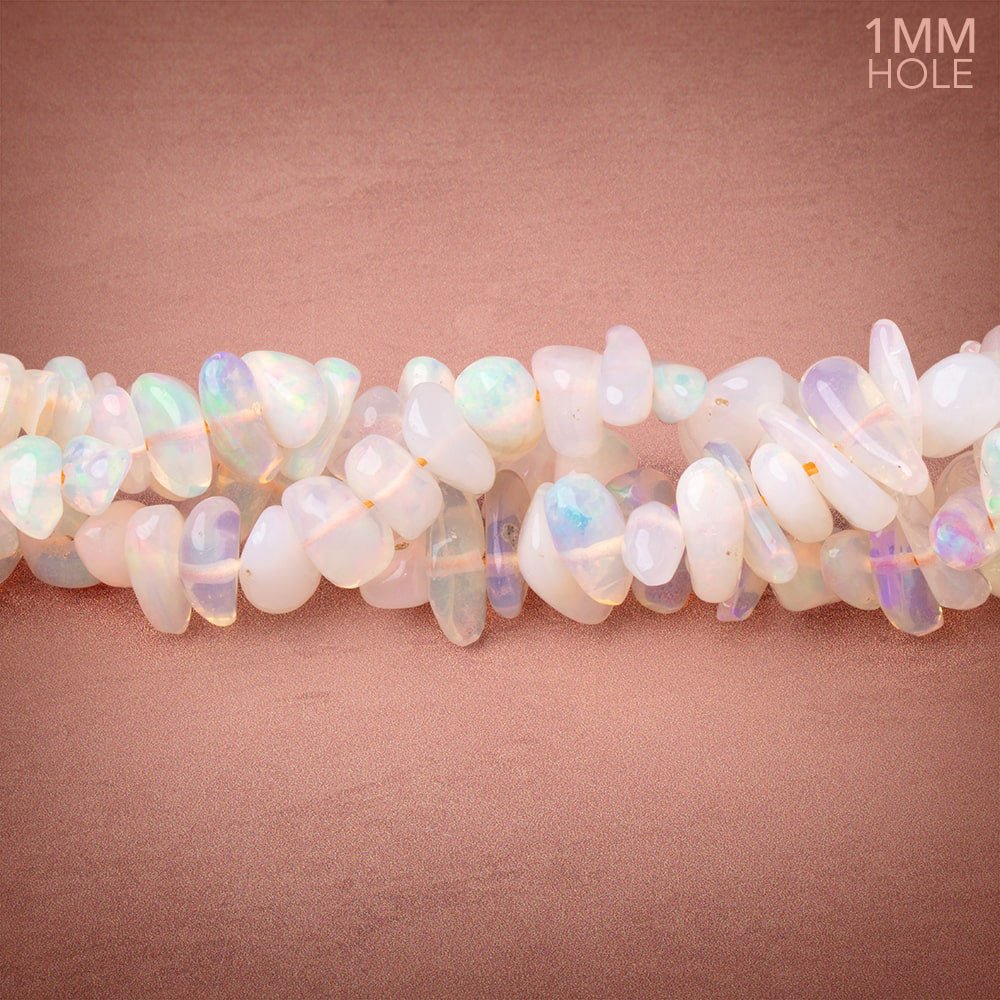 6x2-10x5mm Ethiopian Opal Plain Nugget Beads 16 inch 121 pieces 1mm Hole