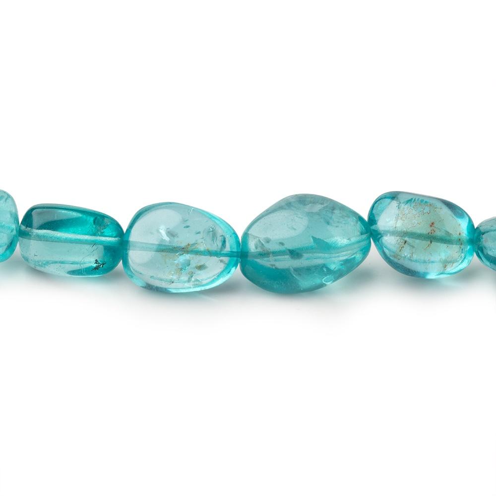 6x4-10x9mm Apatite Plain Nugget Beads 16 inch 48 pieces AA