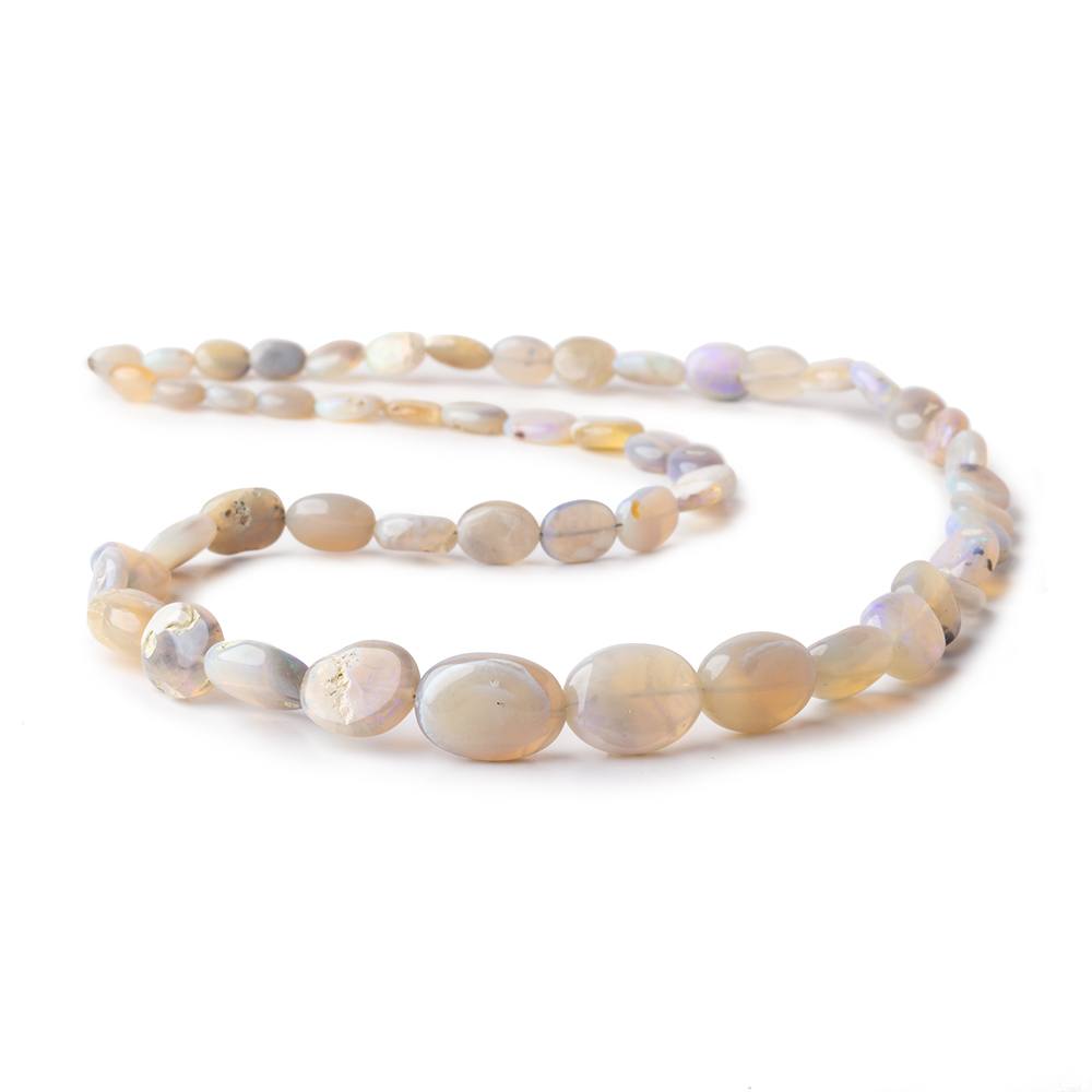 6x4-14x10mm Australian Opal Plain Nugget Beads 18 inch 52 pieces