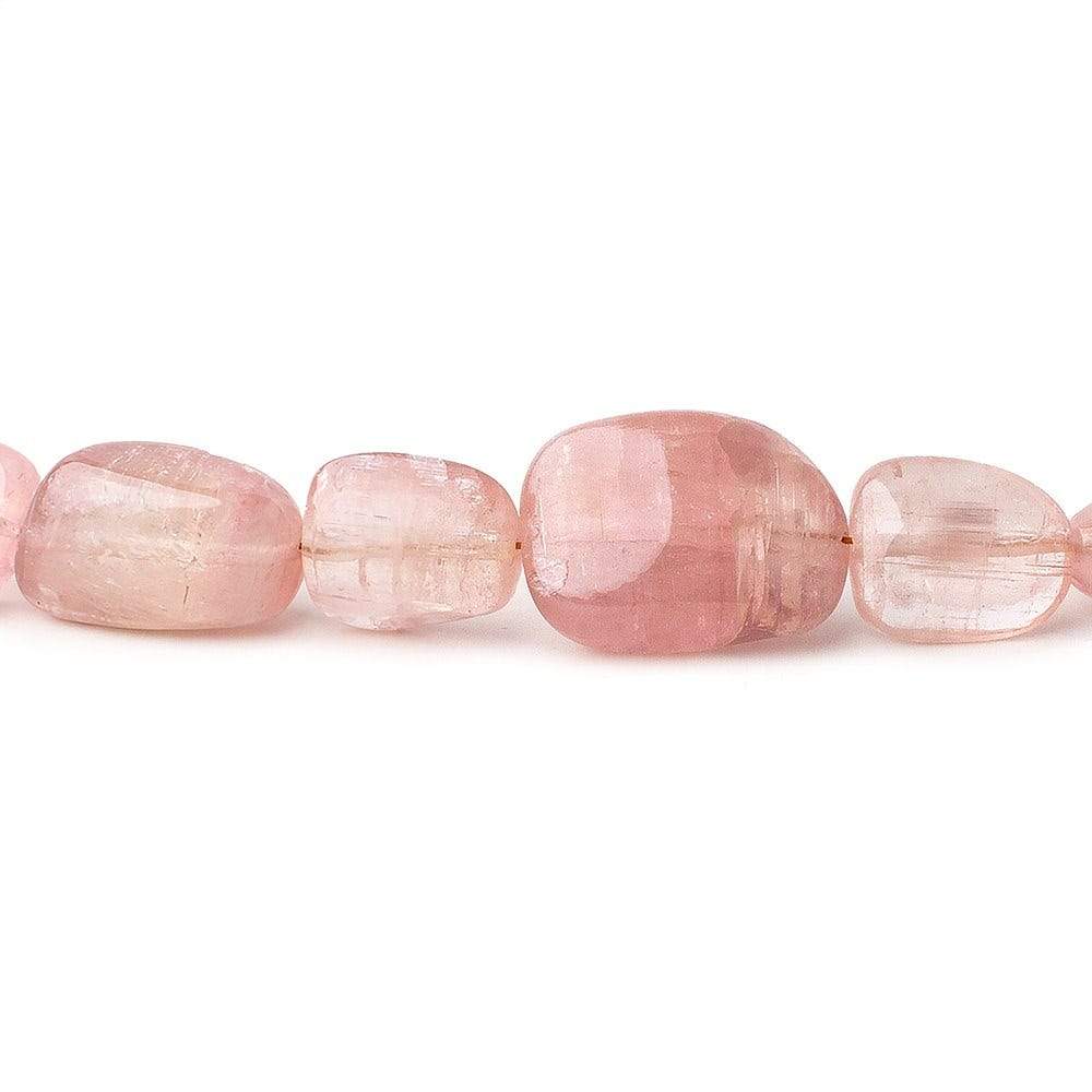 6x4-14x10mm Congo Tourmaline plain nugget Beads 15 inch 40 pieces