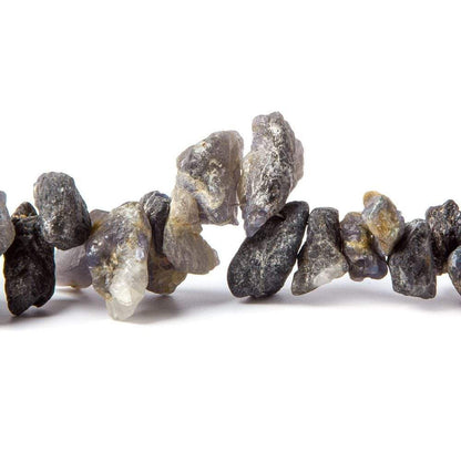 6x4-15x9mm Iolite Beads Tumbled Top Drilled Nugget 8 inch 50 pcs