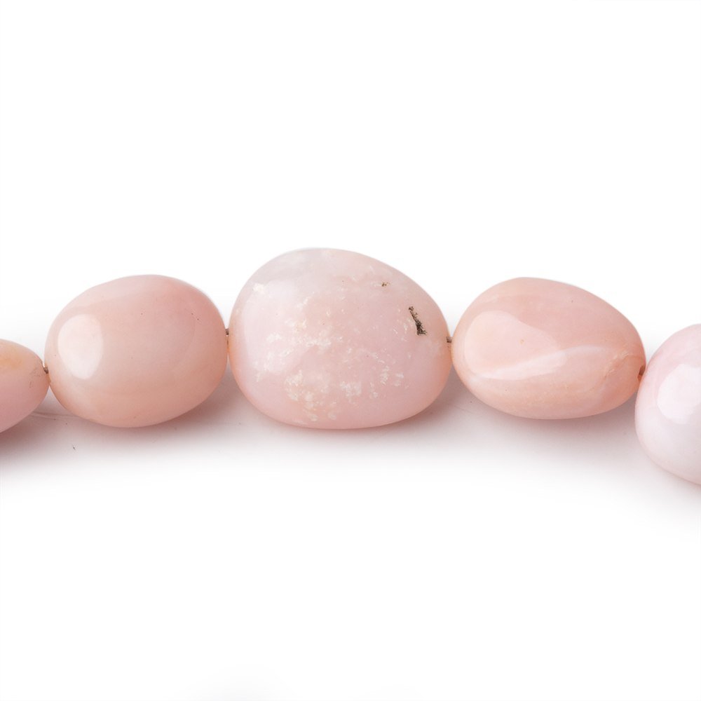 6x4-16x13mm Pink Peruvian Opal Plain Nugget Beads 17 inch 36 pieces