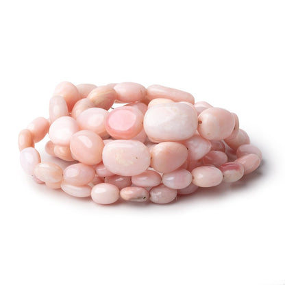 6x4-16x13mm Pink Peruvian Opal Plain Nugget Beads 17 inch 36 pieces