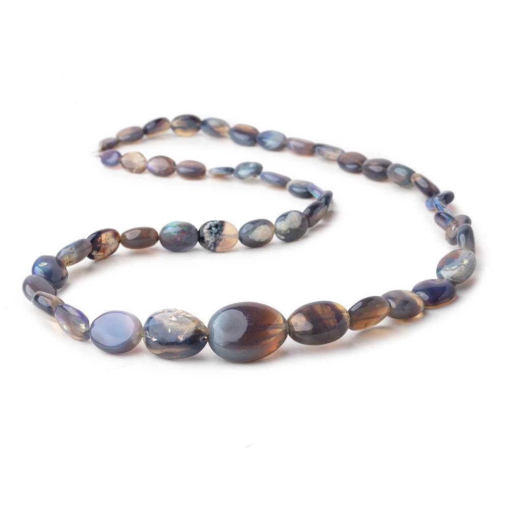 6x4-17x14mm Australian Opal Plain Nugget Beads 16 inch 46 pieces