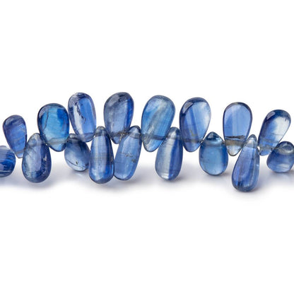 6x4-8x4mm Kyanite Plain Pear Beads 7 inch 68 pieces AA