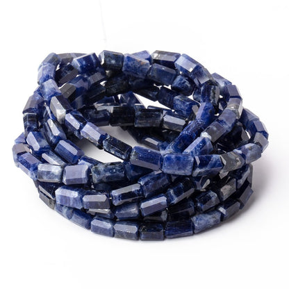 6x4-9x5mm Sodalite Faceted Nugget Beads 18 inch 63 pieces