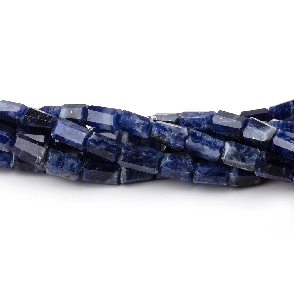 6x4-9x5mm Sodalite Faceted Nugget Beads 18 inch 63 pieces