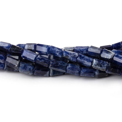 6x4-9x5mm Sodalite Faceted Nugget Beads 18 inch 63 pieces