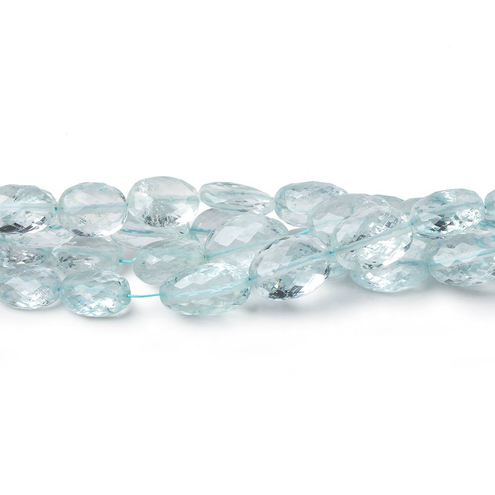 6x4-9x7mm Aquamarine micro faceted ovals 17 inch 63 beads AA