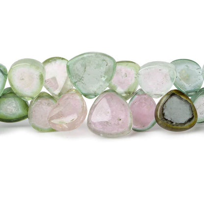 6x4.5-10x10mm MultiColor & Watermelon Afghani Tourmaline Freeforms 19 inch 147 beads AAA