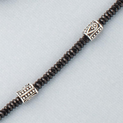 6x4mm Teardrop Design Tube Beads 8 inch 33 pieces