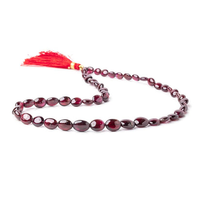 6x5-11x8mm Rhodolite Garnet Plain Oval Beads 16 inch 48 pieces