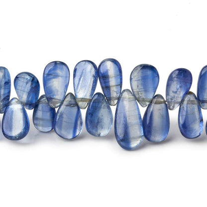 6x5-12x5mm Kyanite Plain Pear Beads 7 inch 59 pieces