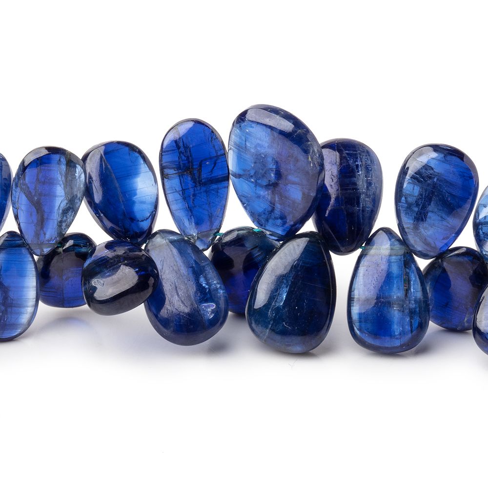 6x5-13x9mm Kyanite Plain Pear Beads 17 inch 140 pieces AAA