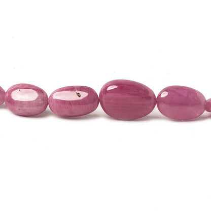 6x5-14x10mm Burmese Ruby plain nugget beads 19.5 inch 59 pieces