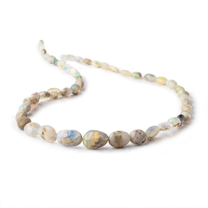 6x5-14x9mm Ethiopian Opal with Matrix Plain Nugget Beads 17.75 inch 48 pieces AA