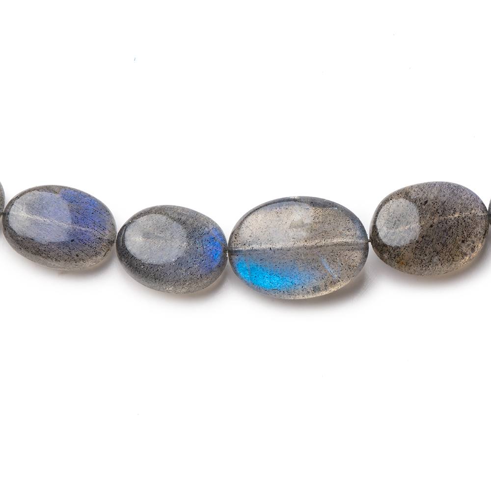 6x5-14x9mm Labradorite Plain Oval Beads 18 inch 48 pieces AAA