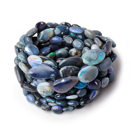 6x5-15x11mm Australian Opal & Matrix Plain Nugget beads 18 inch 50 pieces AAA