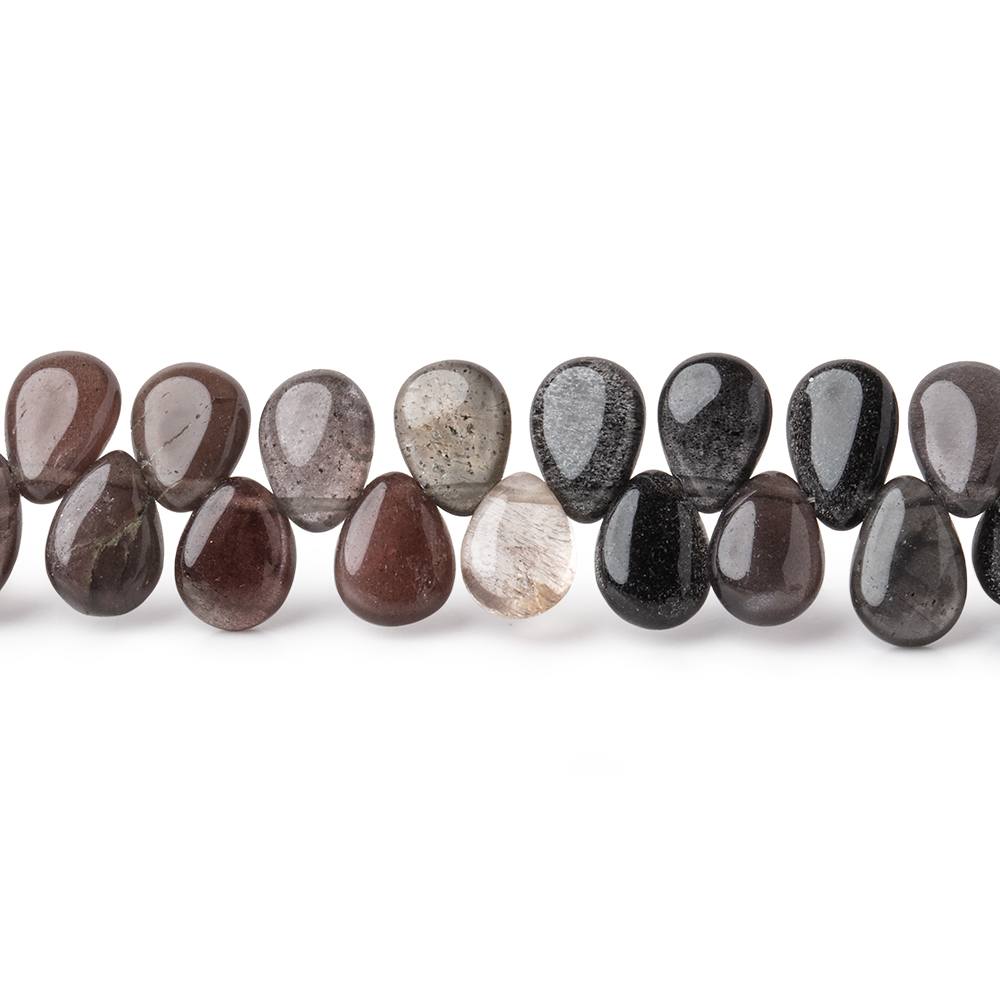 6x5-7x6mm Cat's Eye Scapolite Plain Pear Beads 8 inch 70 pieces