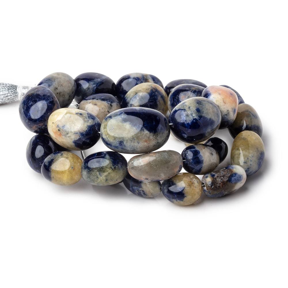 6x5.5-20x13.5mm Sodalite Plain Nugget Beads 16 inch 28 pieces AA