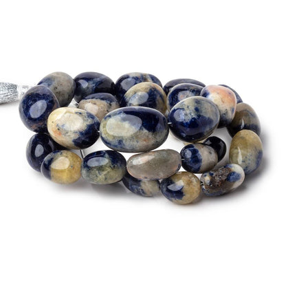 6x5.5-20x13.5mm Sodalite Plain Nugget Beads 16 inch 28 pieces AA