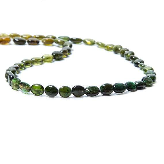 6x5mm Chrome Tourmaline Plain Oval Beads 16 inch 63 pieces