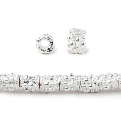 6x5mm Rain Drop Design Tube Beads 8 inch 33 pieces