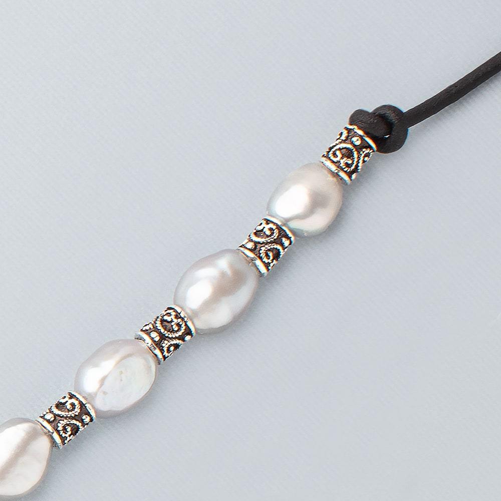 6x5mm Twisted Pretzel Design Tube Beads 8 inch 32 pieces