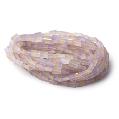 6x6-10x7mm Matte Ametrine Plain Tube Beads 18 inch 55 pieces AA