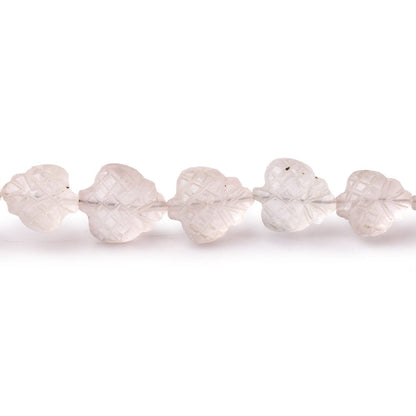 6x6-10x9mm Morganite Carved Fancy Shaped Beads 7.5 inch 23 pieces