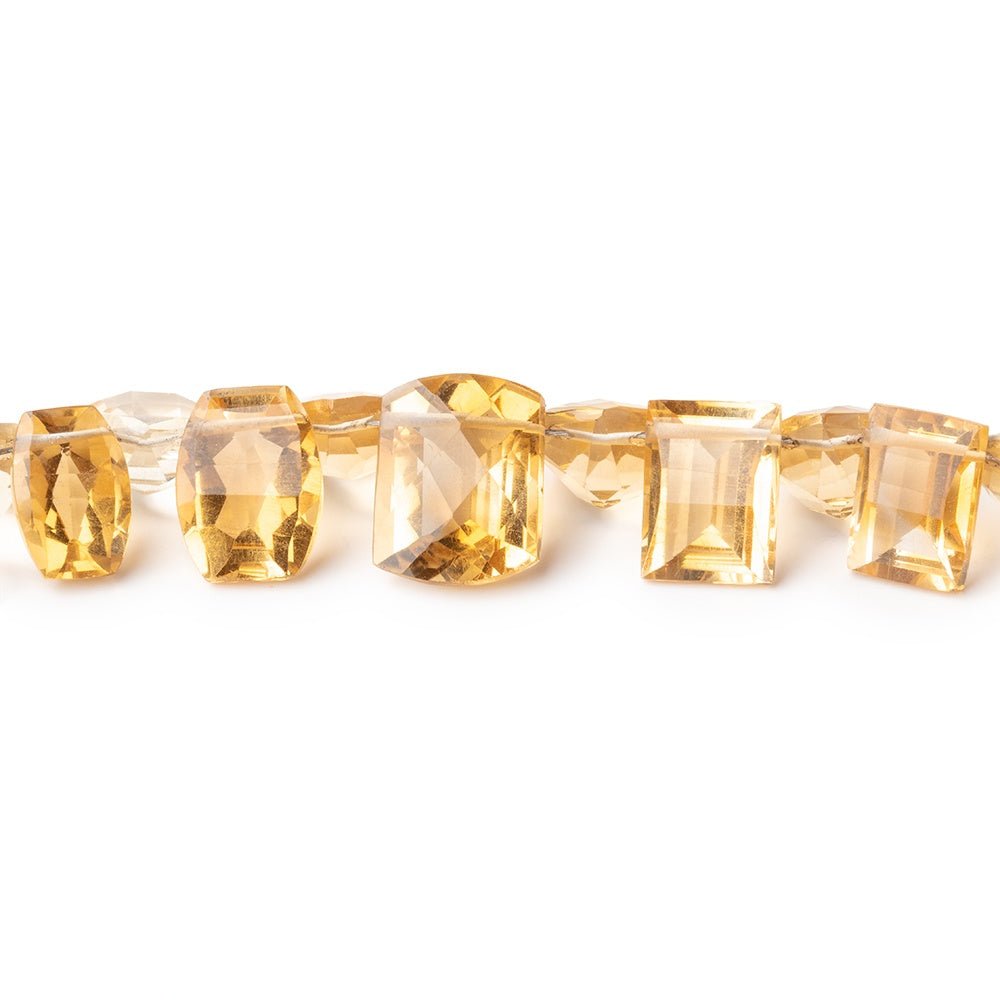 6x6-11x9mm Citrine Faceted Mixed Shaped Beads 5 inch 26 pieces AAA