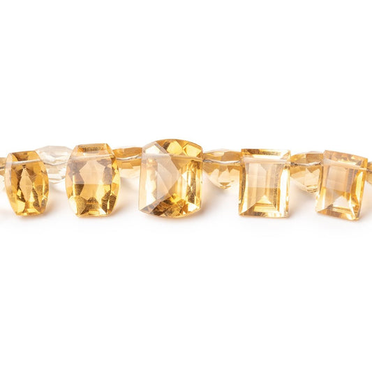 6x6-11x9mm Citrine Faceted Mixed Shaped Beads 5 inch 26 pieces AAA