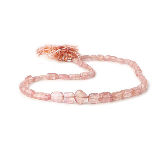 6x6-12x9mm Congo Tourmaline Plain Nugget Beads 15 inch 43 pcs