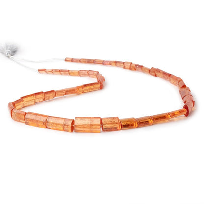 6x6-18x11mm Imperial Topaz Plain Tube Beads 20 inch 51 pieces AAA