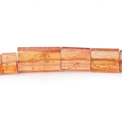 6x6-18x11mm Imperial Topaz Plain Tube Beads 20 inch 51 pieces AAA