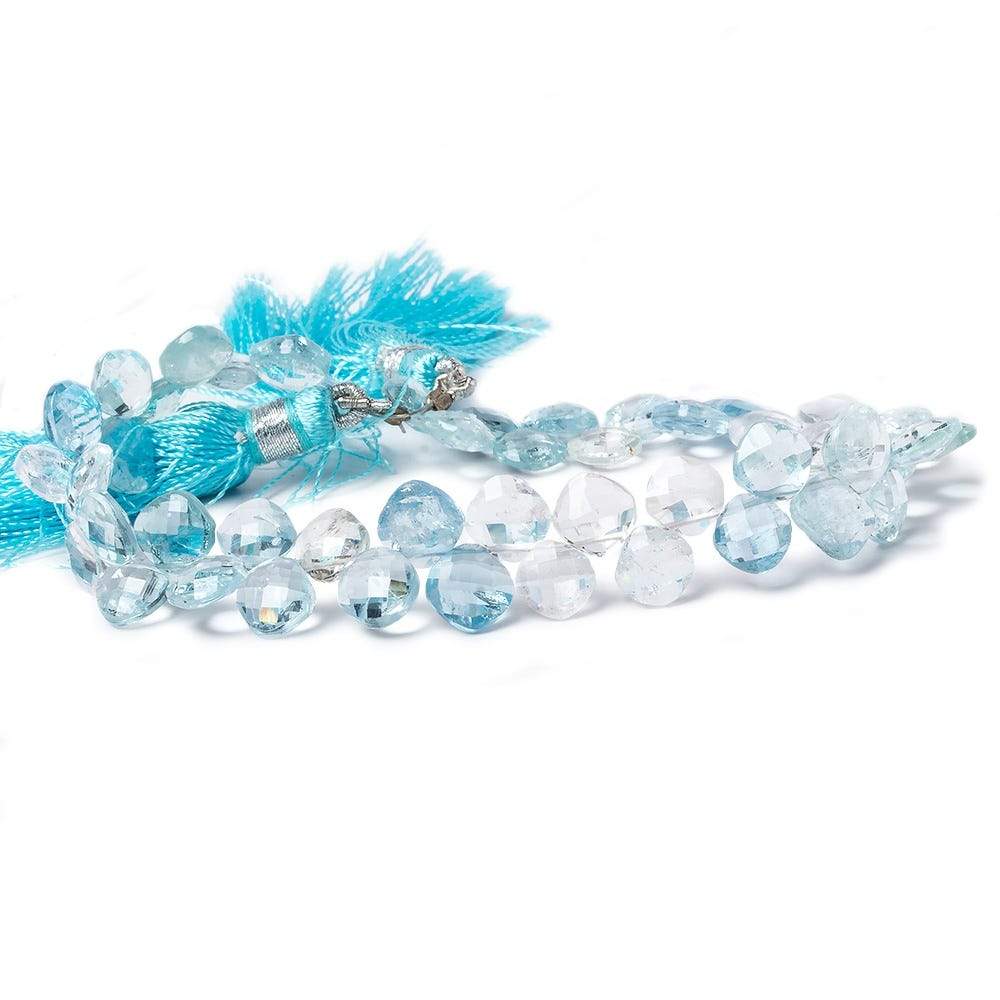 6x6-7x7mm Multi Beryl Faceted Pillow Beads 7.5 inch 49 pieces