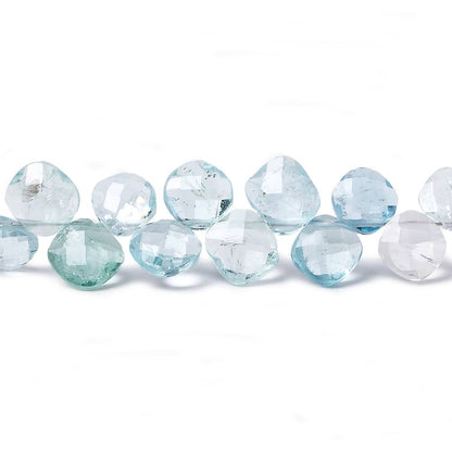 6x6-7x7mm Multi Beryl Faceted Pillow Beads 7.5 inch 49 pieces