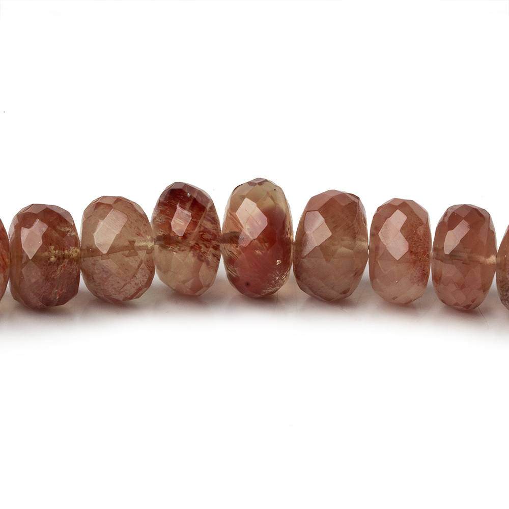 7-10mm Andesine faceted rondelle beads 18 inch 94 pieces AA