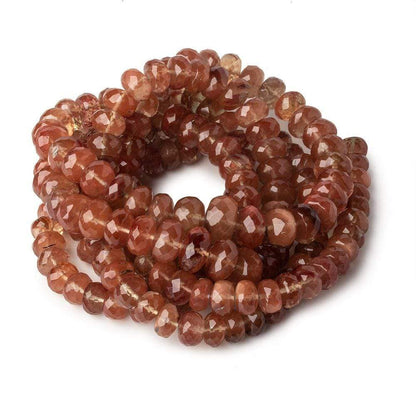 7-10mm Andesine faceted rondelle beads 18 inch 94 pieces AA